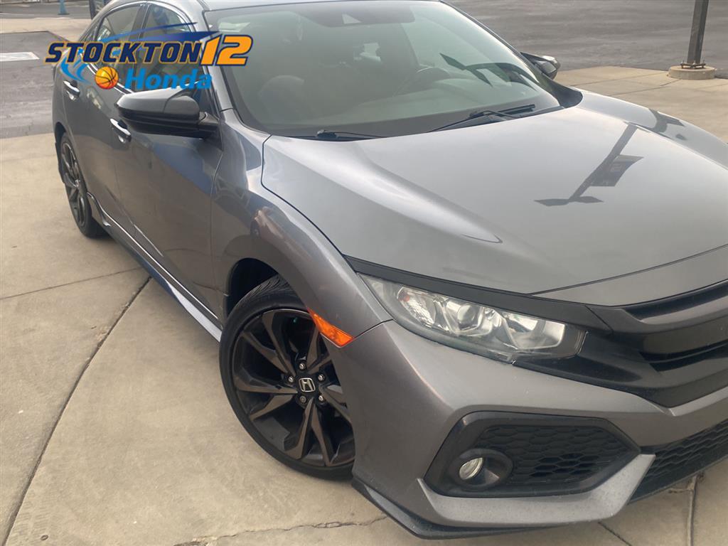 Polished Metal Metallic 2019 Honda Civic Hatchback Hatchback Front-Wheel Drive 7-Speed CVT
