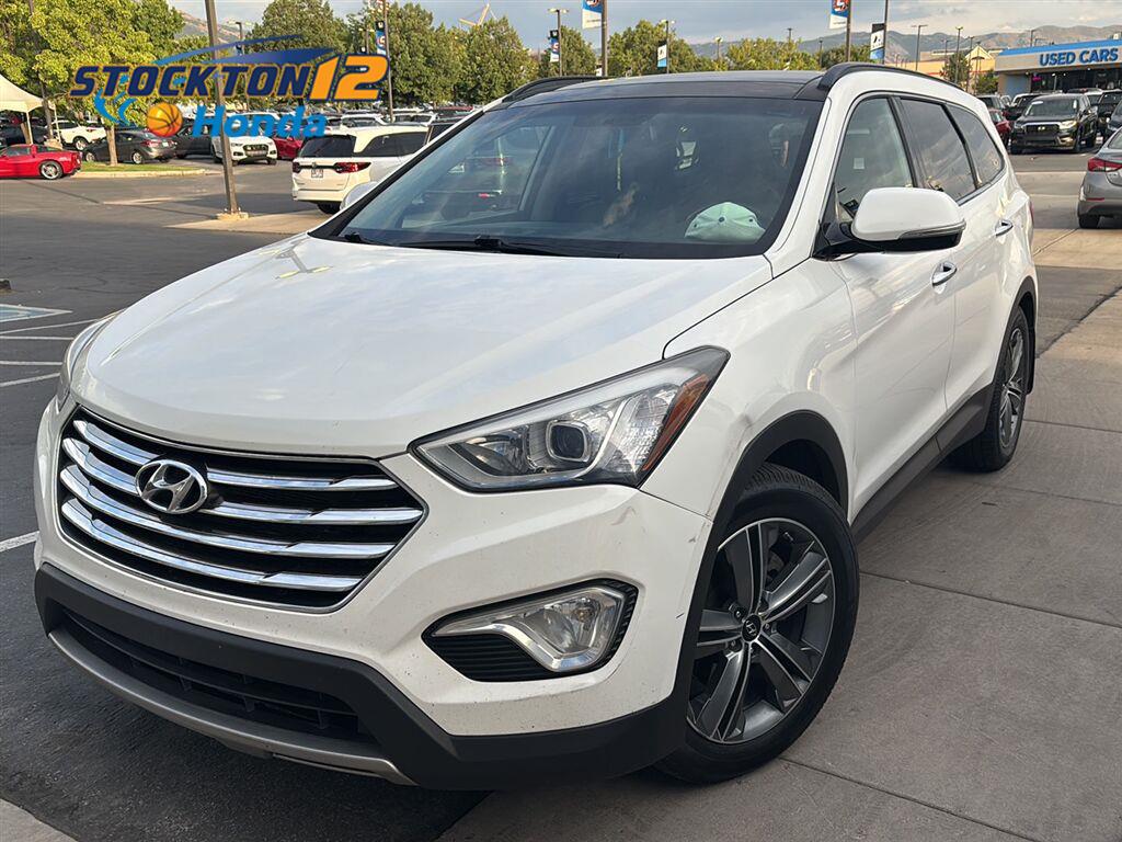 Monaco White 2015 Hyundai Santa Fe SUV / Crossover All-Wheel Drive Automatic