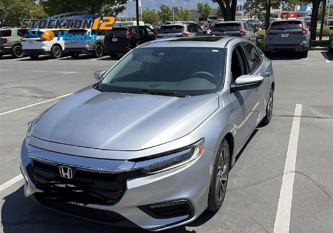 Lunar Silver Metallic 2021 Honda Insight Sedan Front-Wheel Drive 1-Speed Dual Clutch
