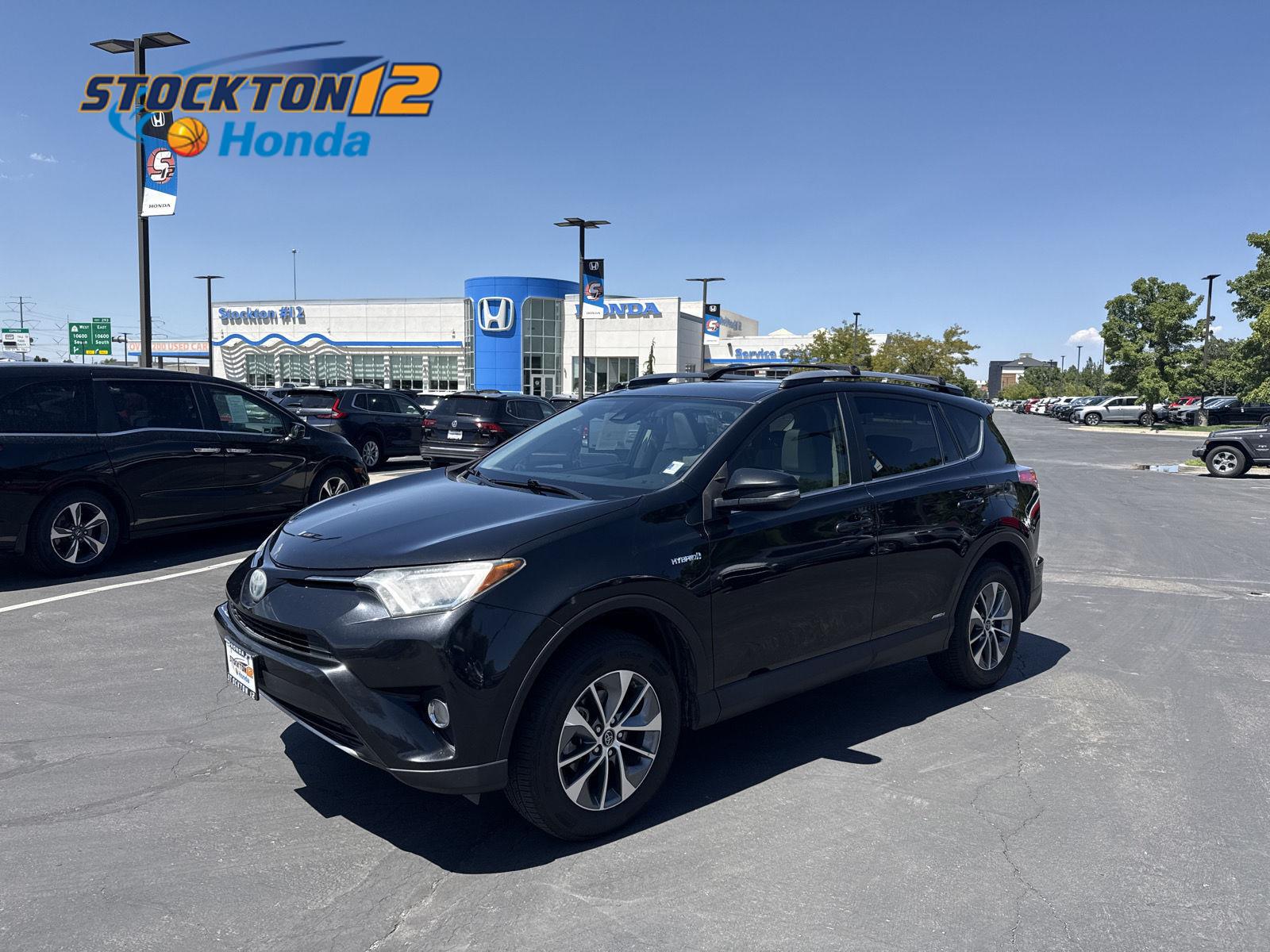 Black Sand Pearl 2018 Toyota RAV4 Hybrid SUV / Crossover All-Wheel Drive Continuously Variable Transmission
