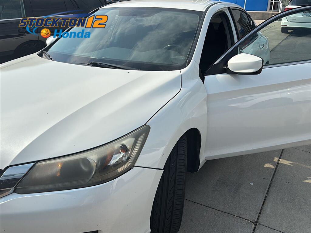 White Orchid Pearl 2015 Honda Accord Sedan Front-Wheel Drive Continuously Variable Transmission