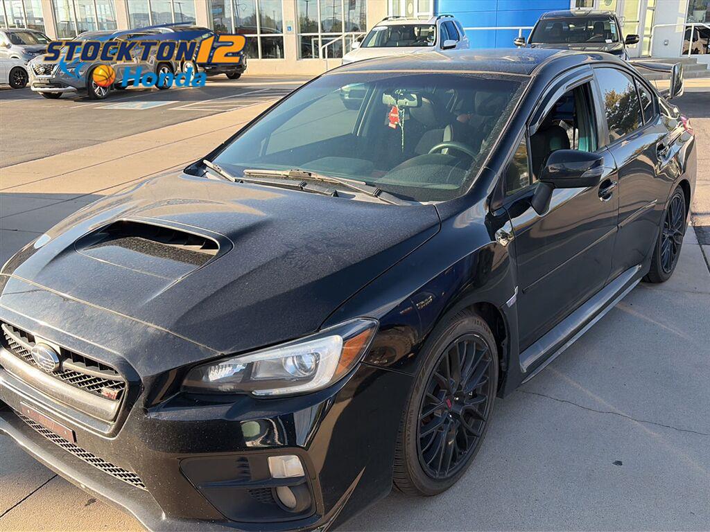 Crystal Black Silica 2016 Subaru WRX STI Sedan All-Wheel Drive Manual