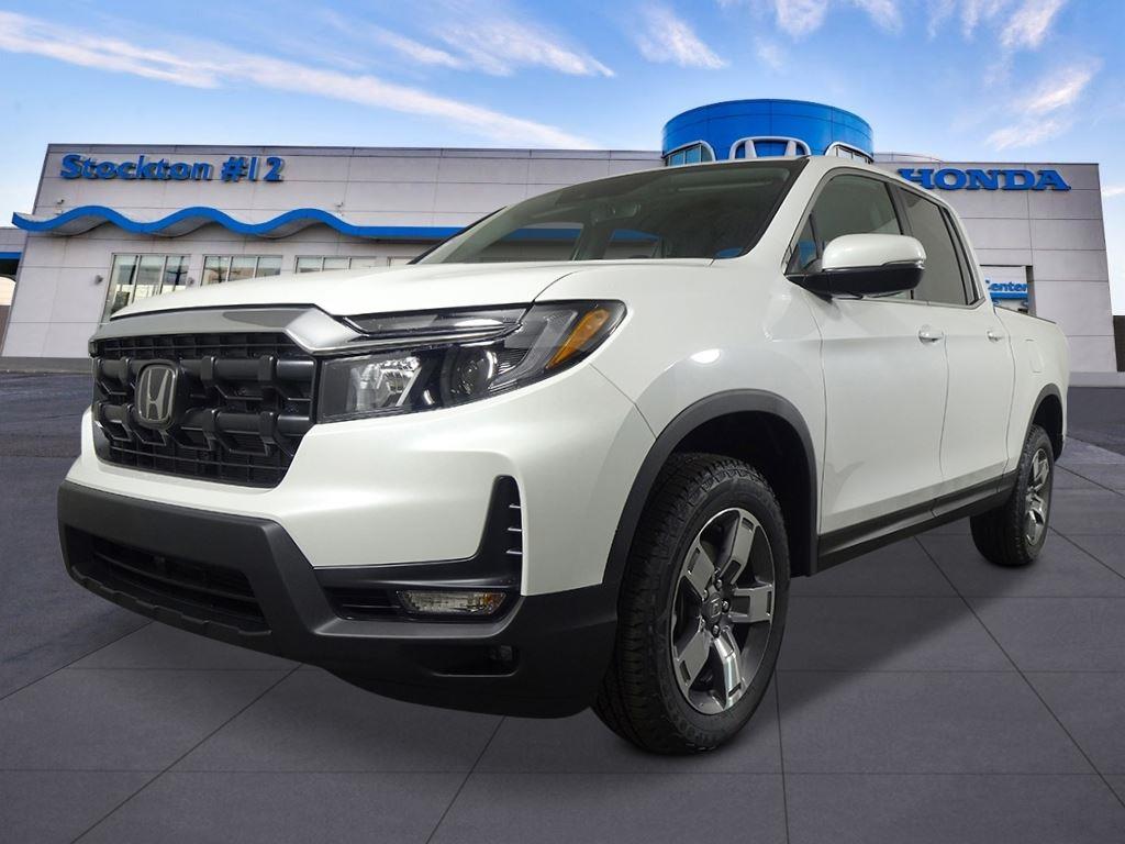 Platinum White Pearl 2026 Honda Ridgeline RTL AWD Pickup Truck All-Wheel Drive 9-Speed Automatic