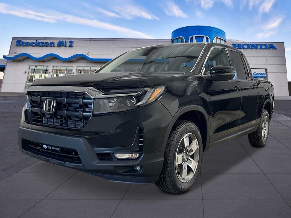 Crystal Black Pearl 2026 Honda Ridgeline RTL AWD Pickup Truck All-Wheel Drive 9-Speed Automatic