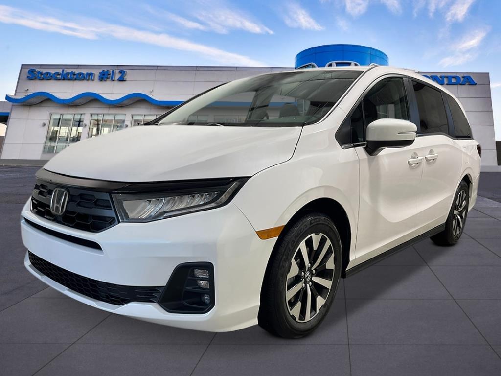 Platinum White Pearl 2026 Honda Odyssey EX-L FWD Minivan Front-Wheel Drive Automatic