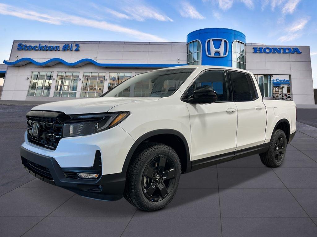 Platinum White Pearl 2026 Honda Ridgeline Black Edition AWD Pickup Truck All-Wheel Drive 9-Speed Automatic