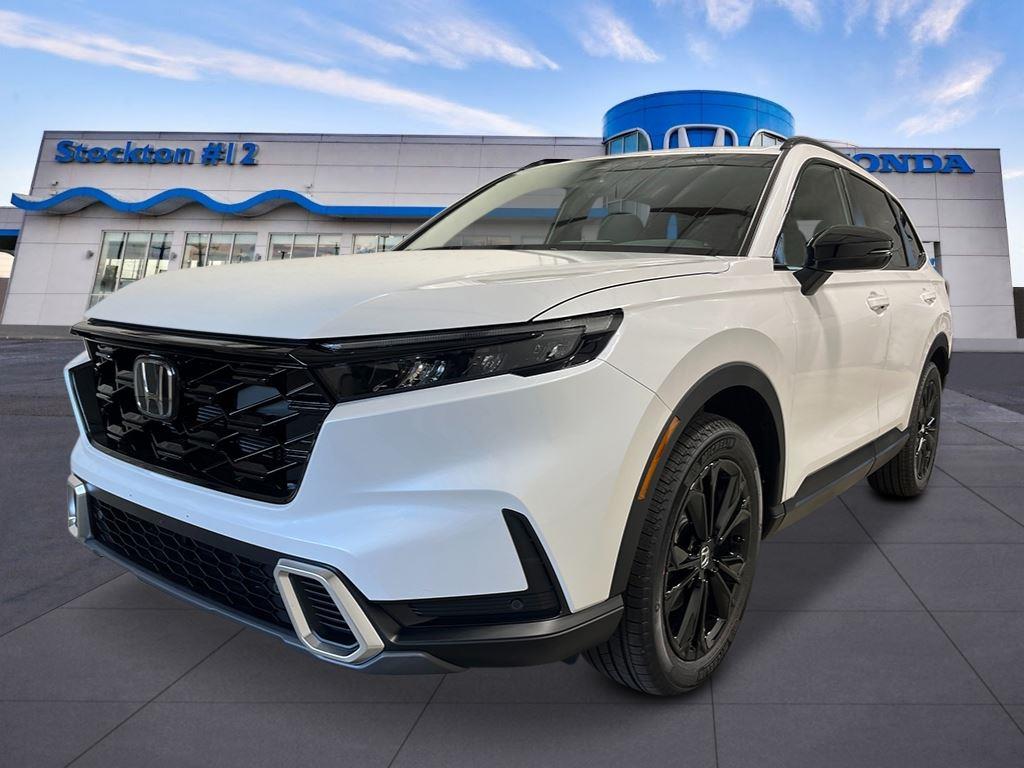 Platinum White Pearl 2026 Honda CR-V Hybrid SUV / Crossover All-Wheel Drive 1-Speed Dual Clutch
