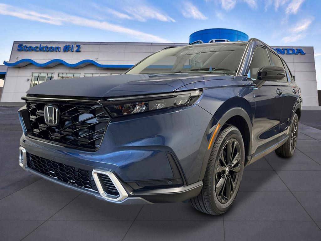 Canyon River Blue Metallic 2026 Honda CR-V Hybrid SUV / Crossover All-Wheel Drive 1-Speed Dual Clutch
