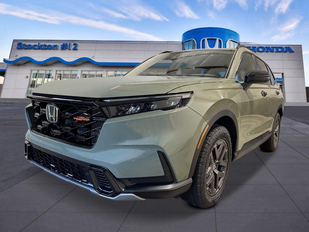 Ash Green Metallic 2026 Honda CR-V Hybrid SUV / Crossover All-Wheel Drive 1-Speed Dual Clutch