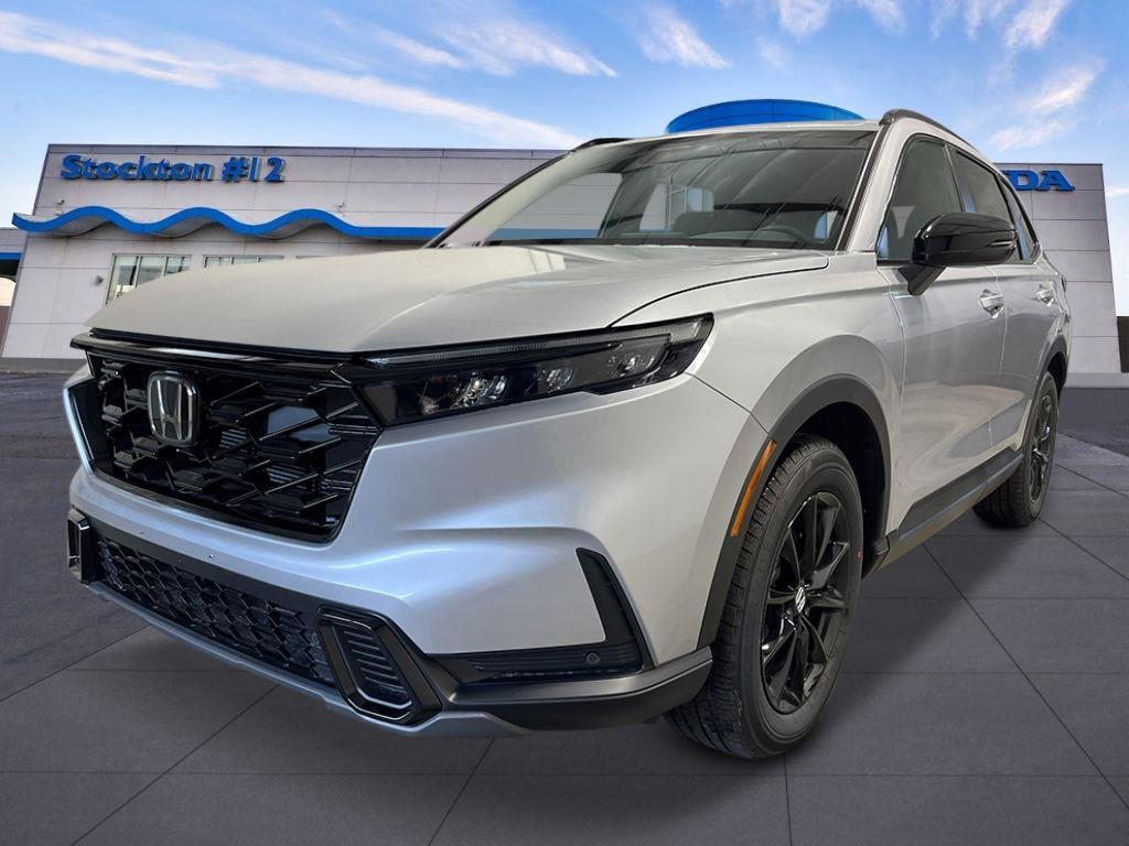 Solar Silver Metallic 2026 Honda CR-V Hybrid SUV / Crossover All-Wheel Drive 1-Speed Dual Clutch
