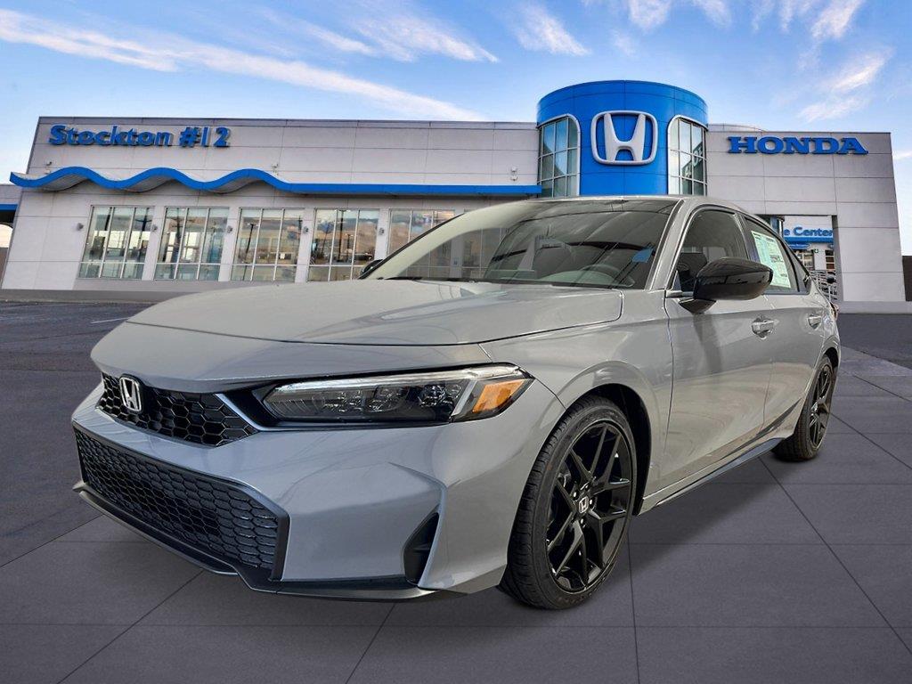 Urban Gray Pearl 2026 Honda Civic Hatchback Hatchback Front-Wheel Drive Continuously Variable Transmission