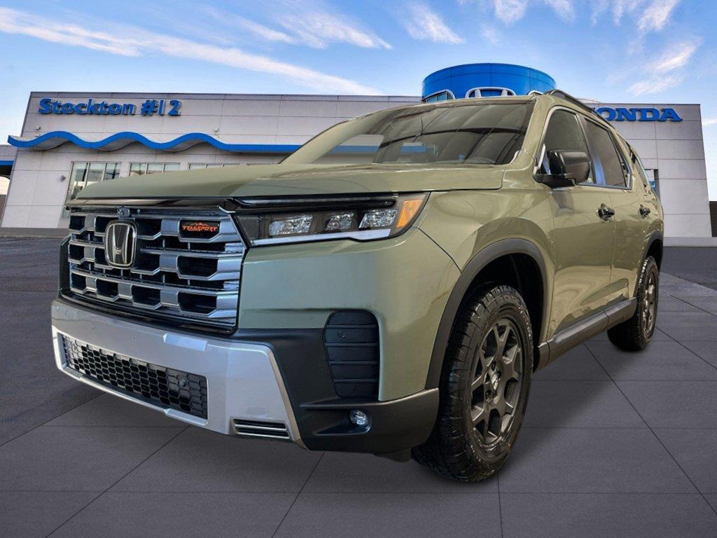 Ash Green Metallic 2026 Honda Pilot SUV / Crossover All-Wheel Drive Automatic
