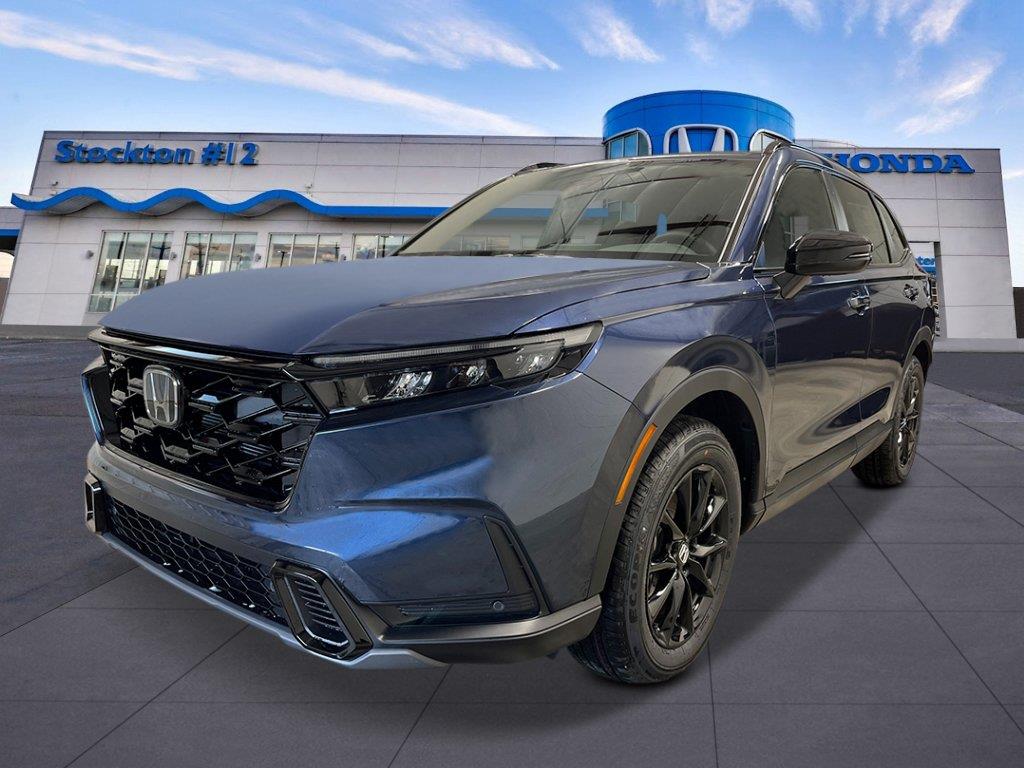 Canyon River Blue Metallic 2027 Honda CR-V Hybrid SUV / Crossover All-Wheel Drive Continuously Variable Transmission