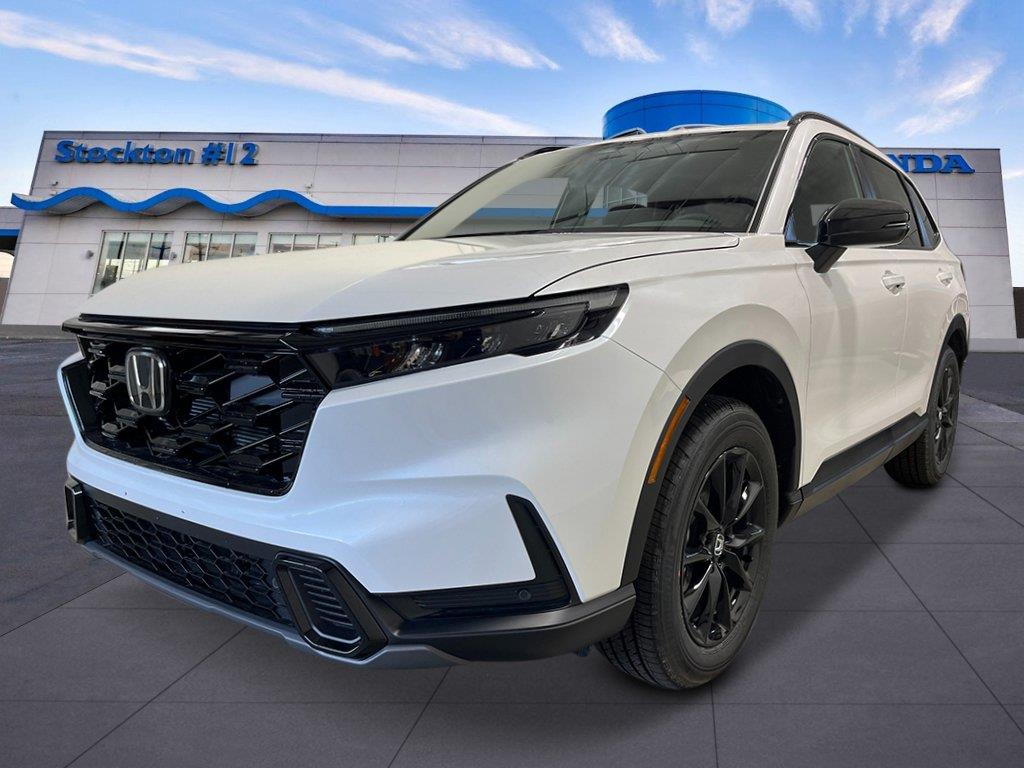Platinum White Pearl 2027 Honda CR-V Hybrid SUV / Crossover All-Wheel Drive Continuously Variable Transmission
