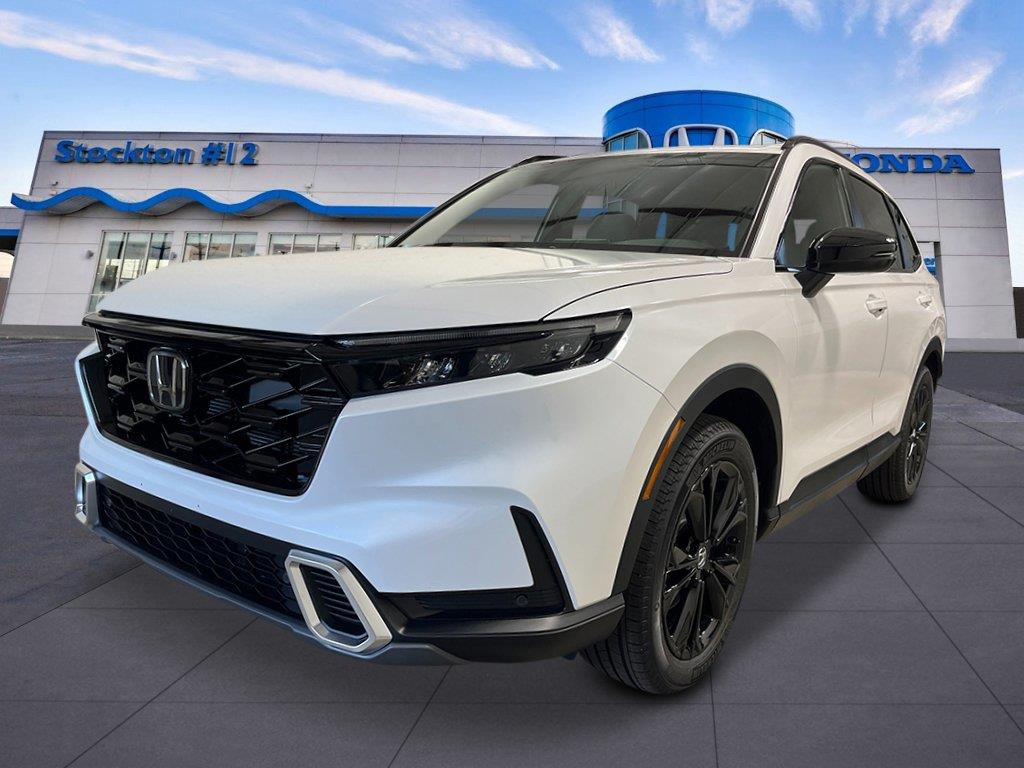 Platinum White Pearl 2027 Honda CR-V Hybrid SUV / Crossover All-Wheel Drive Continuously Variable Transmission