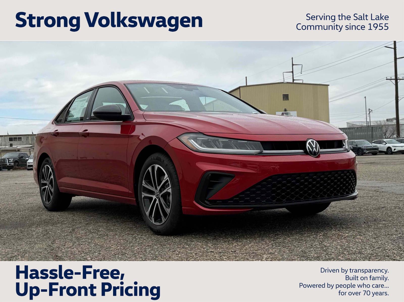 Kings Red Metallic 2026 Volkswagen Jetta Sport FWD Sedan Front-Wheel Drive Automatic