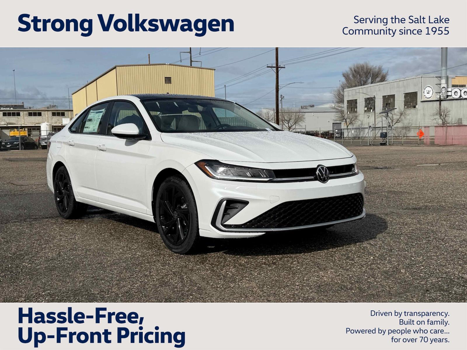 Opal White Pearl 2026 Volkswagen Jetta Sedan Front-Wheel Drive Automatic