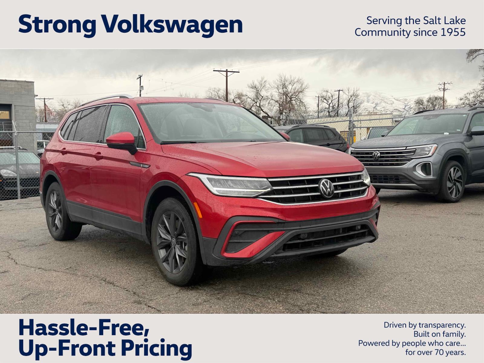 Kings Red Metallic 2024 Volkswagen Tiguan SE 4Motion SUV / Crossover All-Wheel Drive Automatic