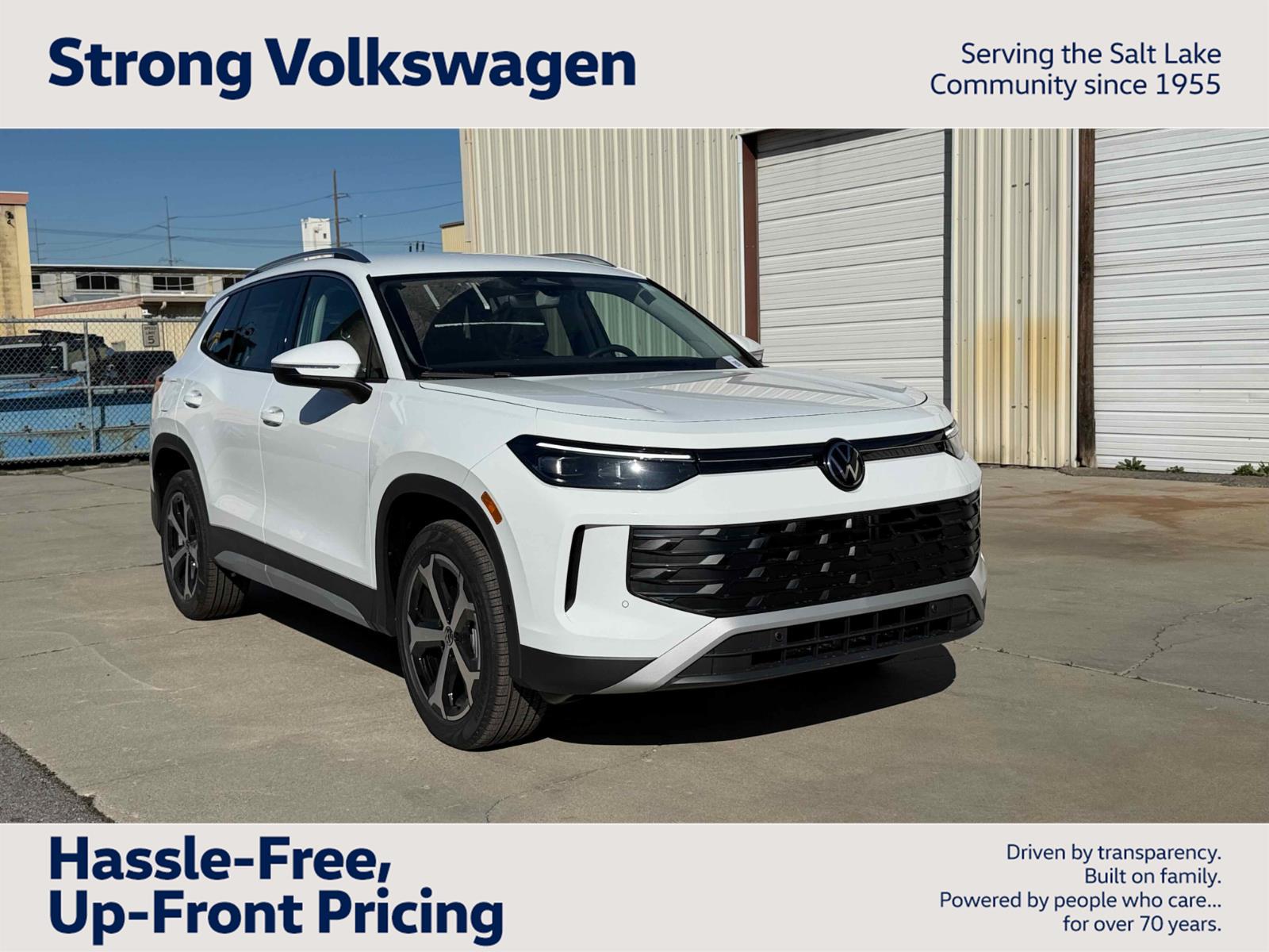 pure white 2026 Volkswagen Tiguan SE 4Motion SUV / Crossover All-Wheel Drive Automatic