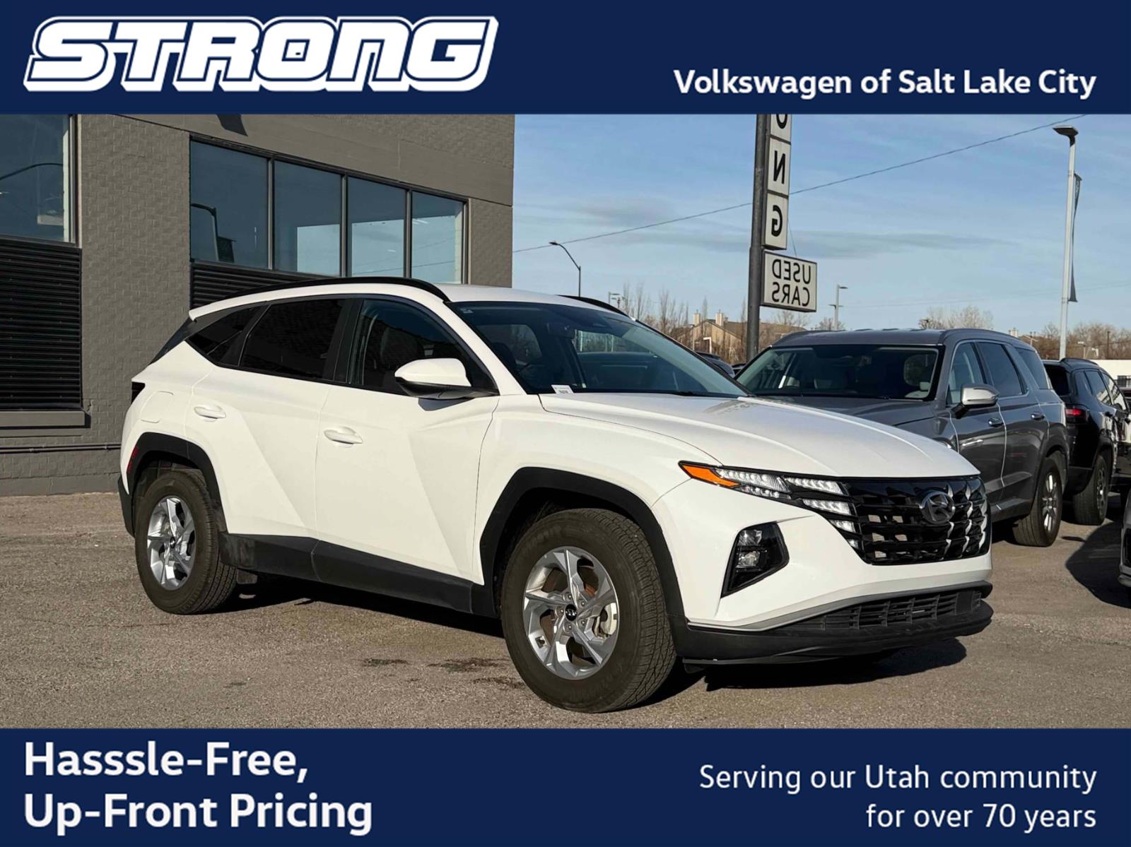 White Pearl 2024 Hyundai Tucson SUV / Crossover All-Wheel Drive Automatic