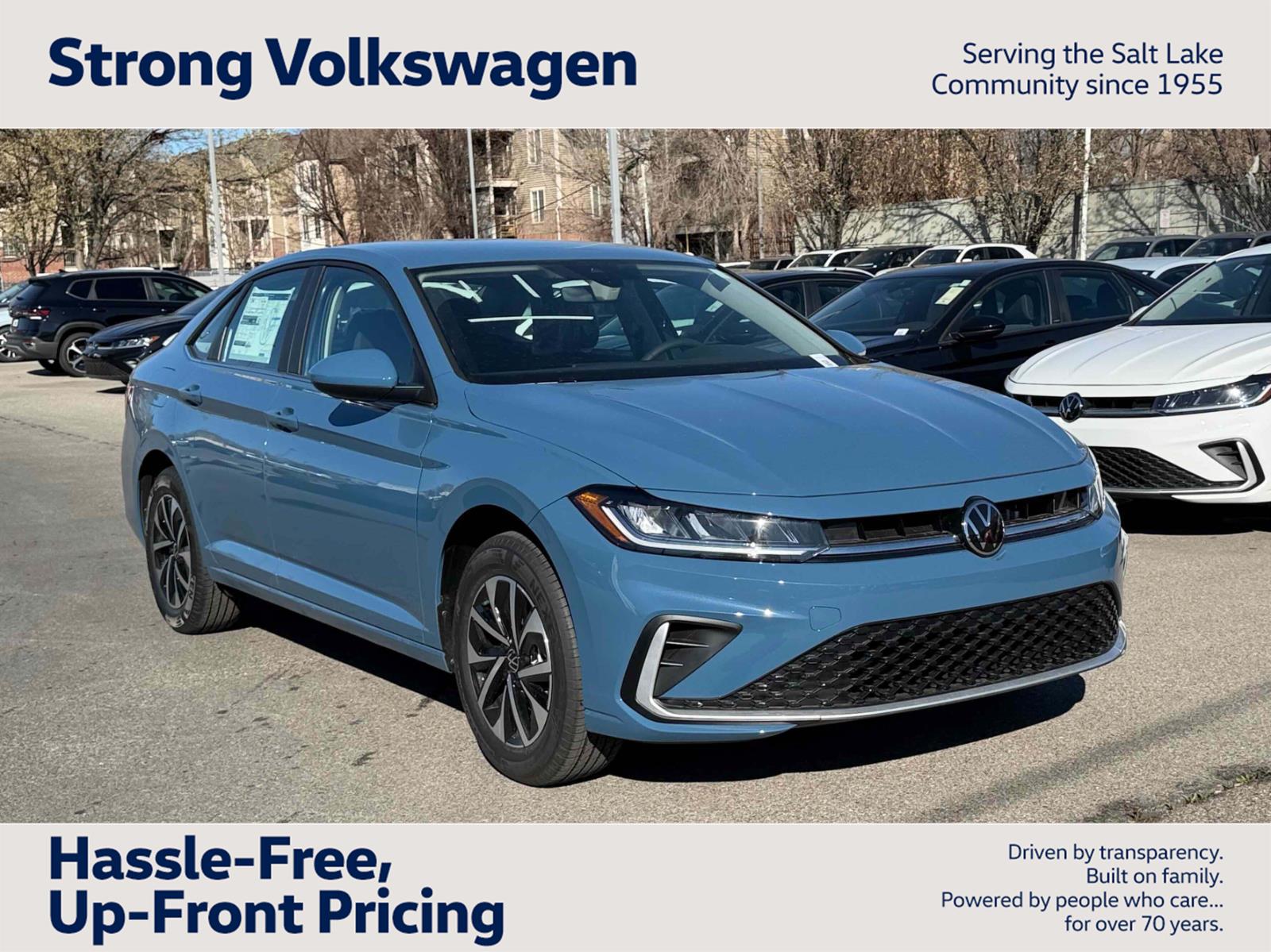 Monterey Blue Pearl 2026 Volkswagen Jetta S FWD Sedan Front-Wheel Drive Automatic