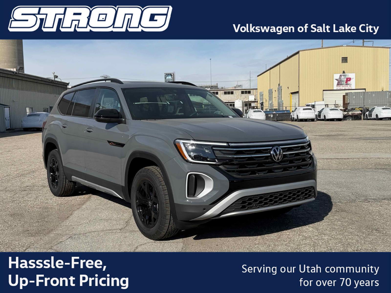 Pure Gray 2026 Volkswagen Atlas SUV / Crossover All-Wheel Drive Automatic