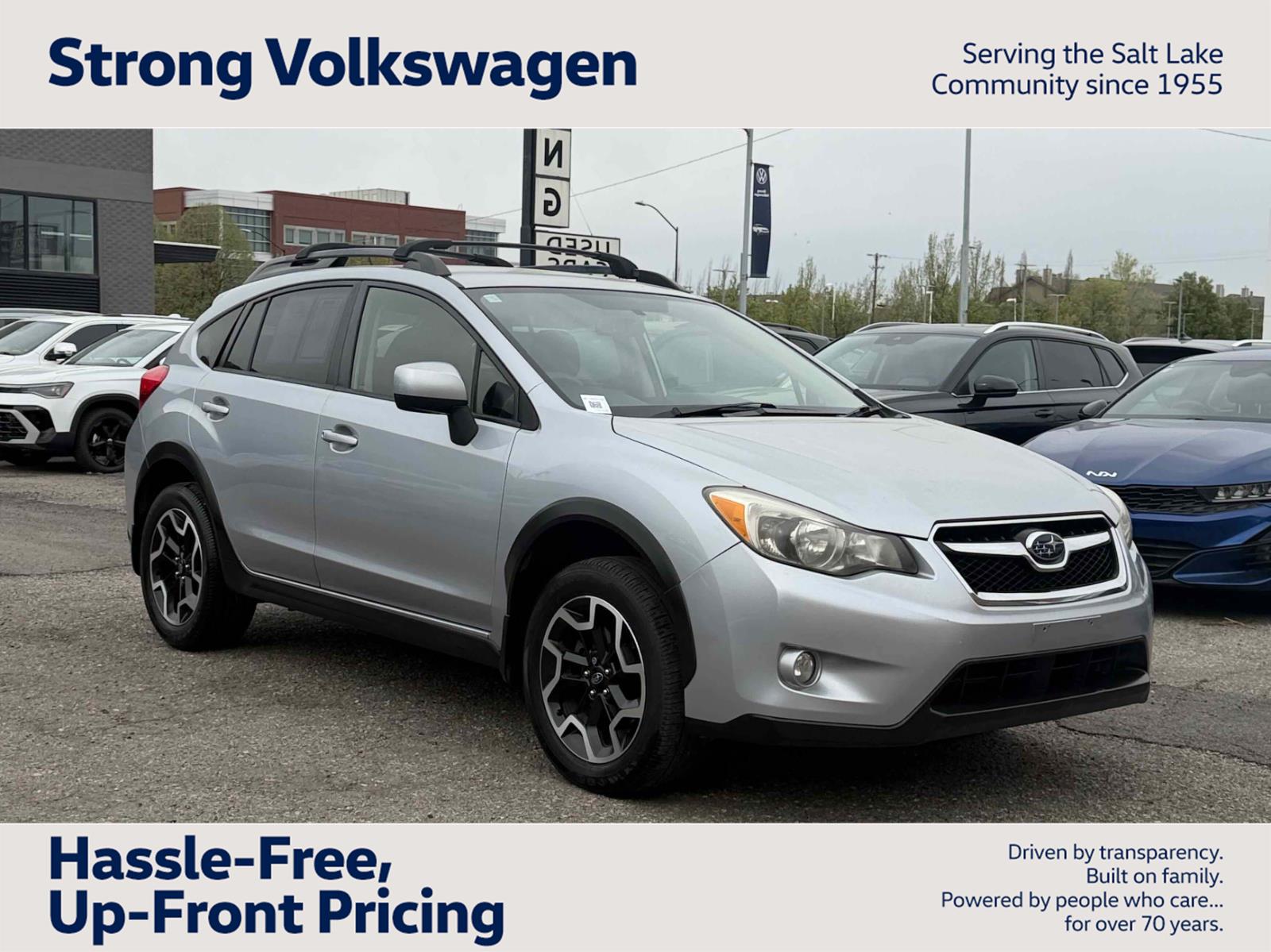 Ice Silver Metallic 2013 Subaru Crosstrek XV Premium AWD SUV / Crossover All-Wheel Drive Continuously Variable Transmission