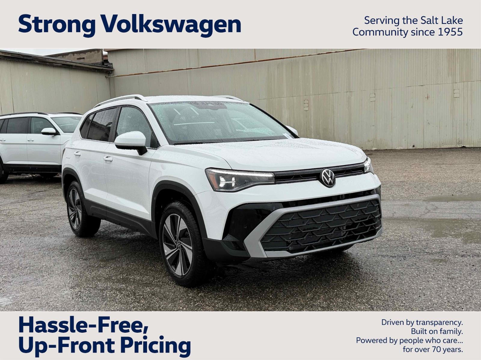 Pure White 2026 Volkswagen Taos SE 4Motion SUV / Crossover All-Wheel Drive Automatic