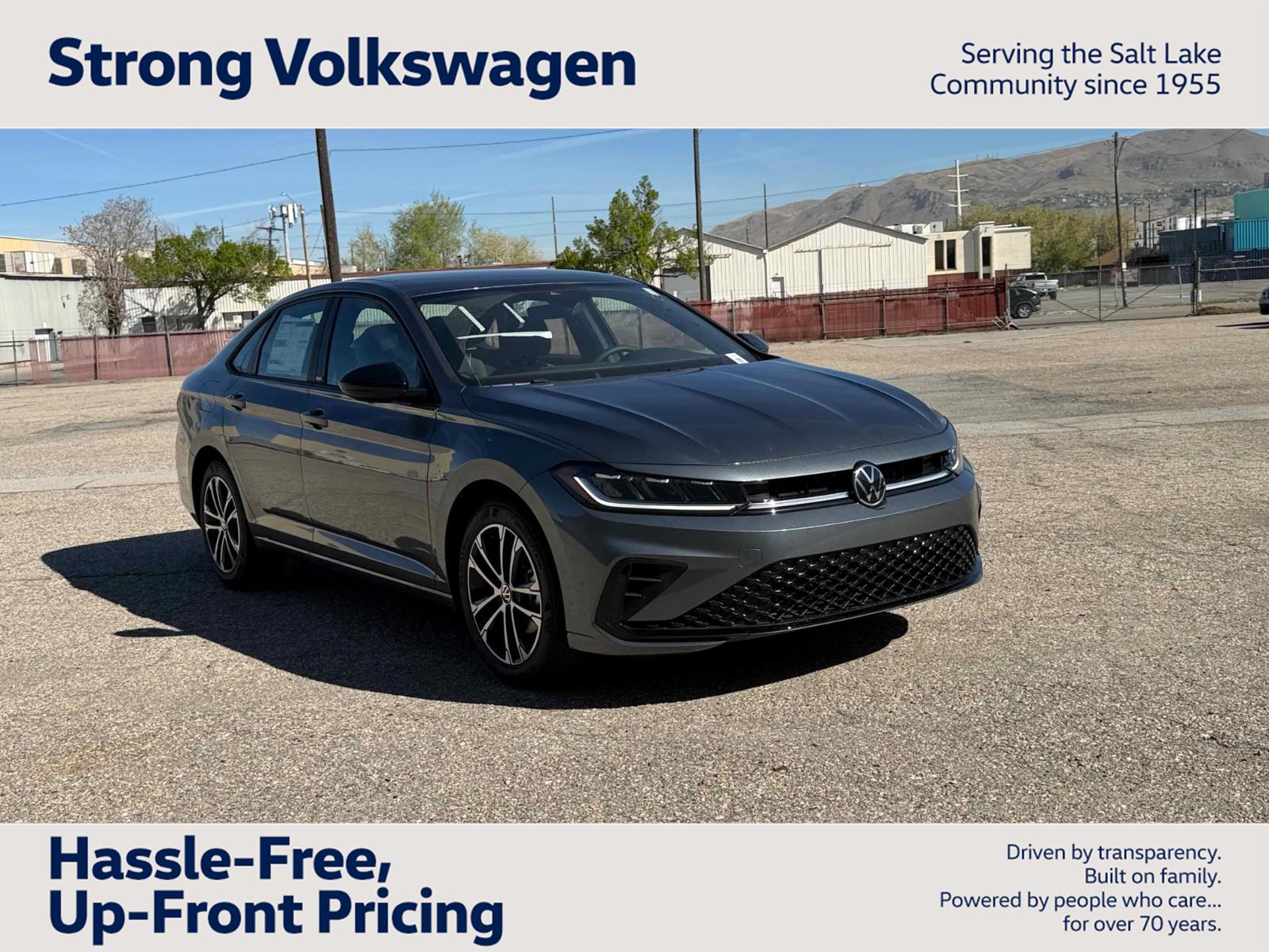 Platinum Gray Metallic 2026 Volkswagen Jetta Sedan Front-Wheel Drive Automatic