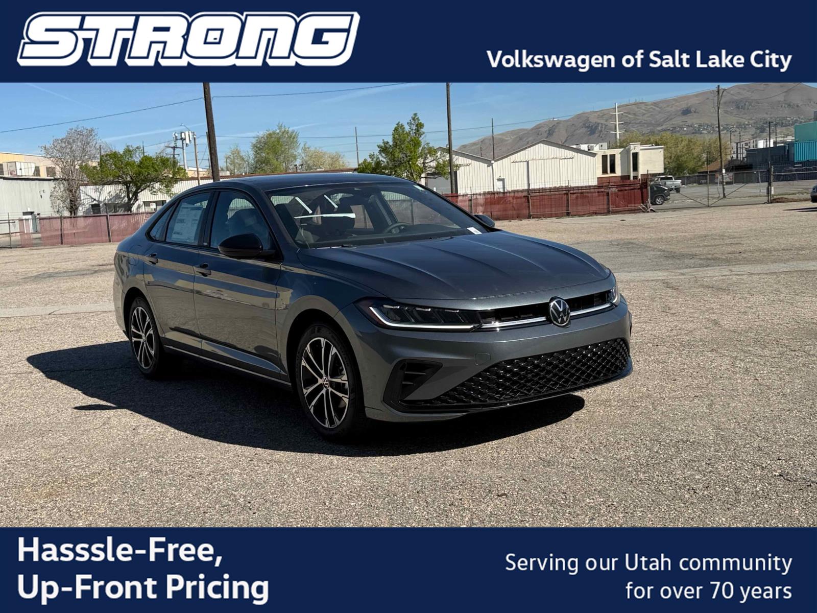 Platinum Gray Metallic 2026 Volkswagen Jetta Sedan Front-Wheel Drive Automatic