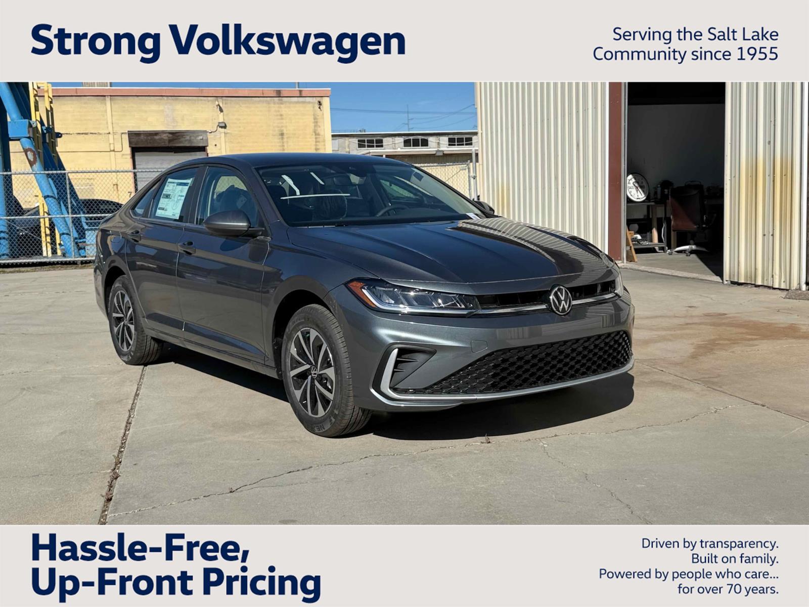 Platinum Gray Metallic 2026 Volkswagen Jetta Sedan Front-Wheel Drive Automatic