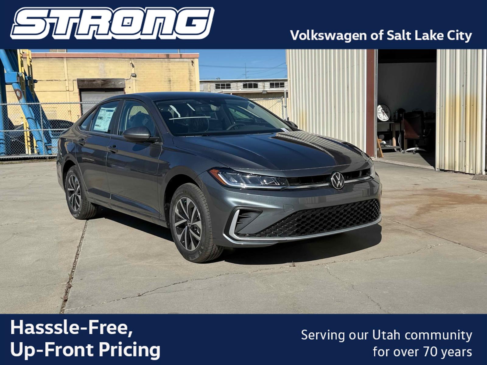 Platinum Gray Metallic 2026 Volkswagen Jetta Sedan Front-Wheel Drive Automatic