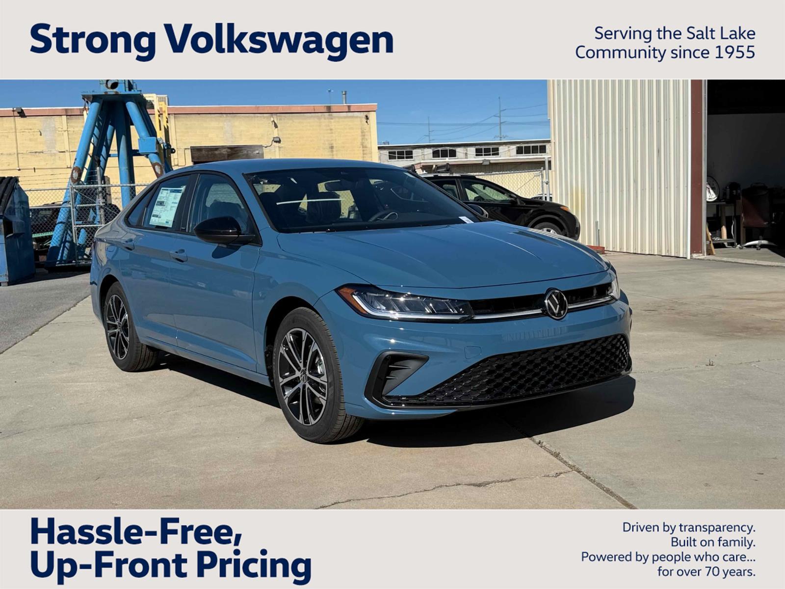 Monterey Blue Pearl 2026 Volkswagen Jetta Sedan Front-Wheel Drive Automatic
