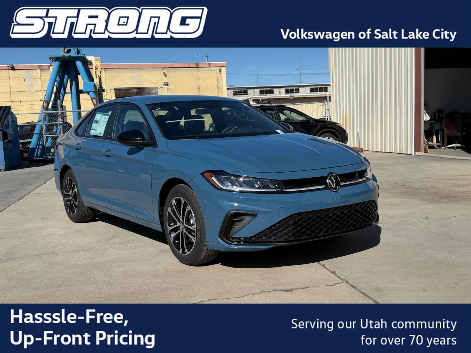 Monterey Blue Pearl 2026 Volkswagen Jetta Sedan Front-Wheel Drive Automatic