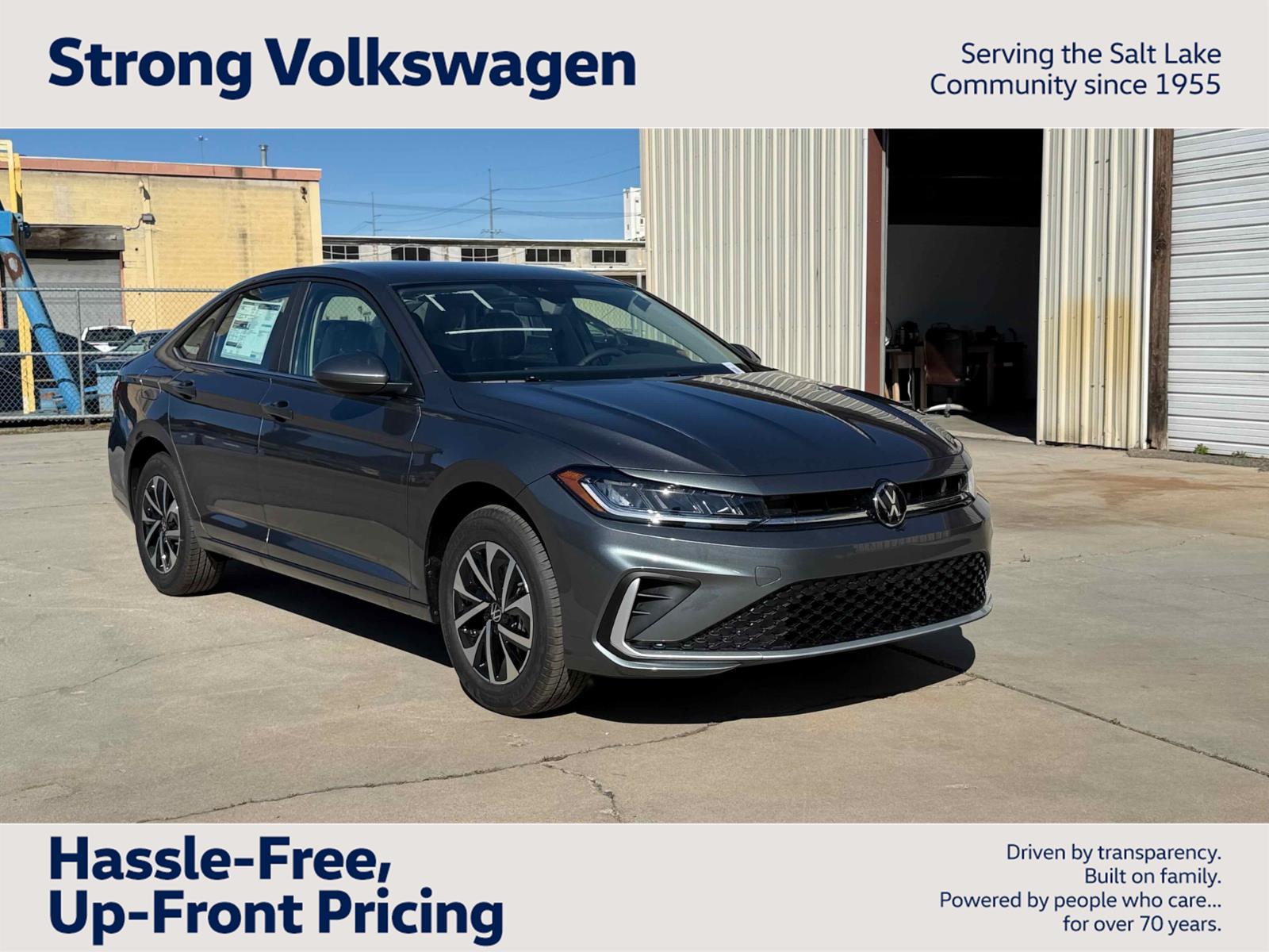 Platinum Gray Metallic 2026 Volkswagen Jetta S FWD Sedan Front-Wheel Drive Automatic