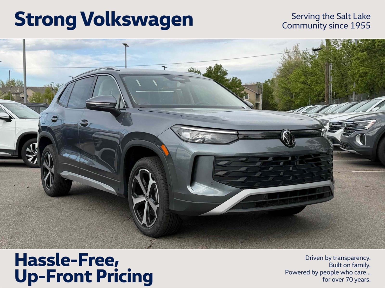 Platinum Gray Metallic 2026 Volkswagen Tiguan SUV / Crossover All-Wheel Drive Automatic