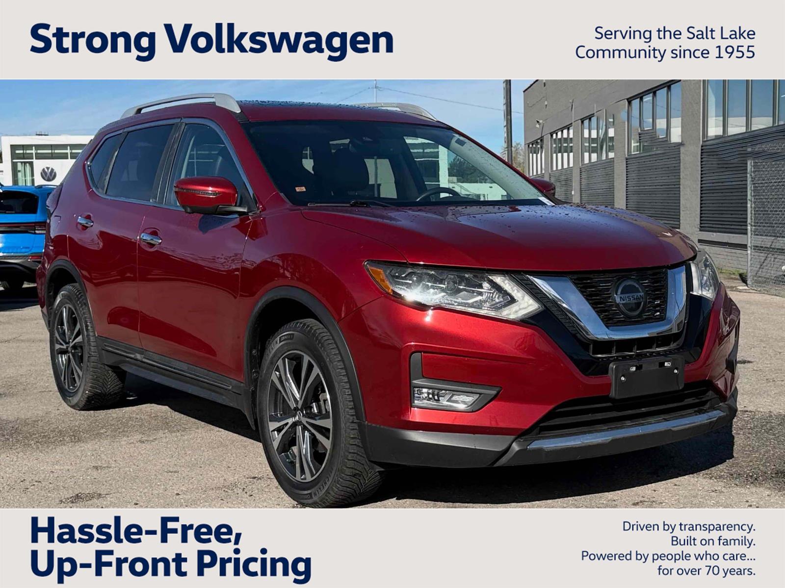Red (Scarlet Ember) 2018 Nissan Rogue SL AWD SUV / Crossover All-Wheel Drive Continuously Variable Transmission