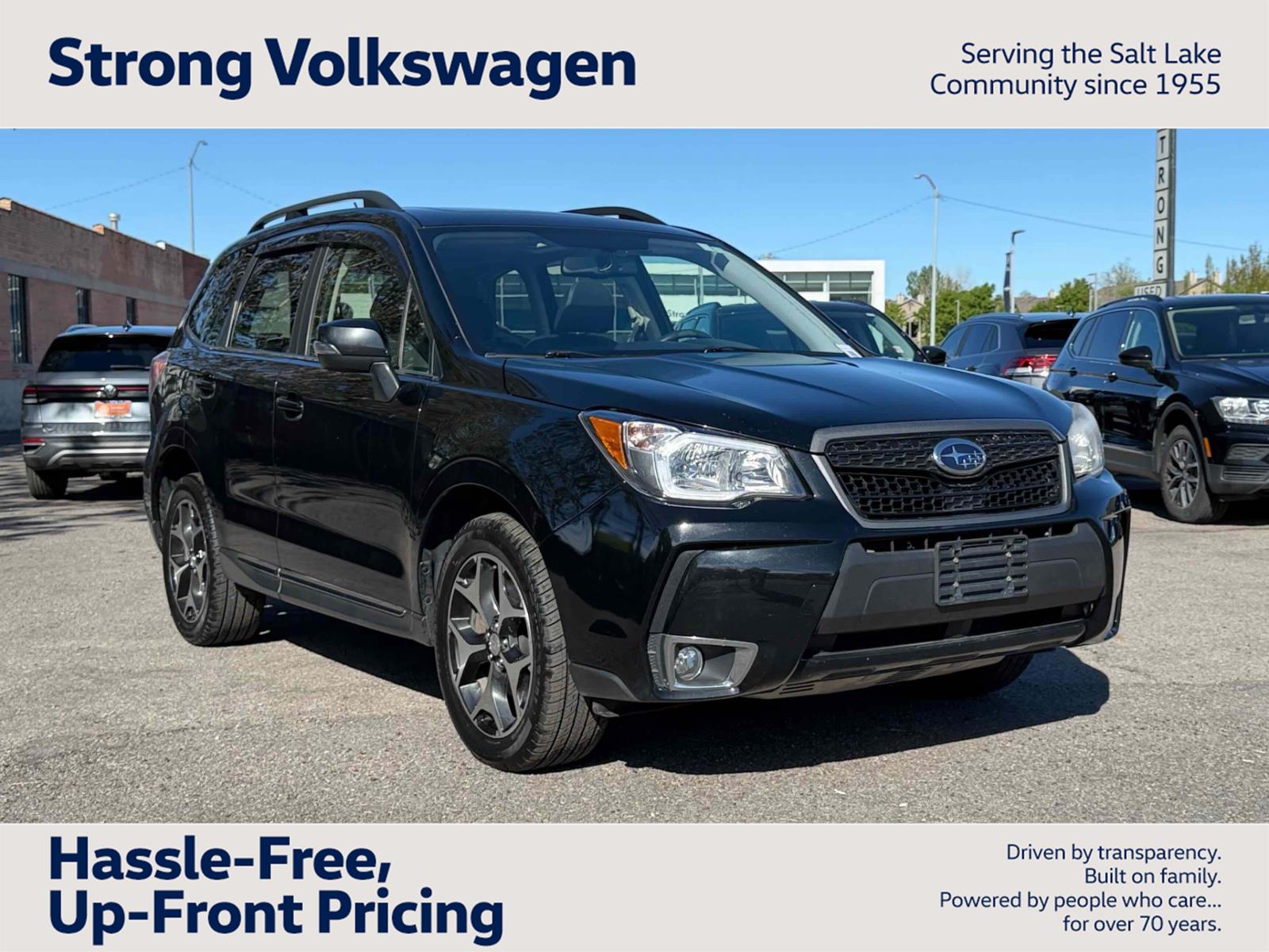 Crystal Black Silica 2015 Subaru Forester 2.0XT Touring SUV / Crossover All-Wheel Drive Continuously Variable Transmission