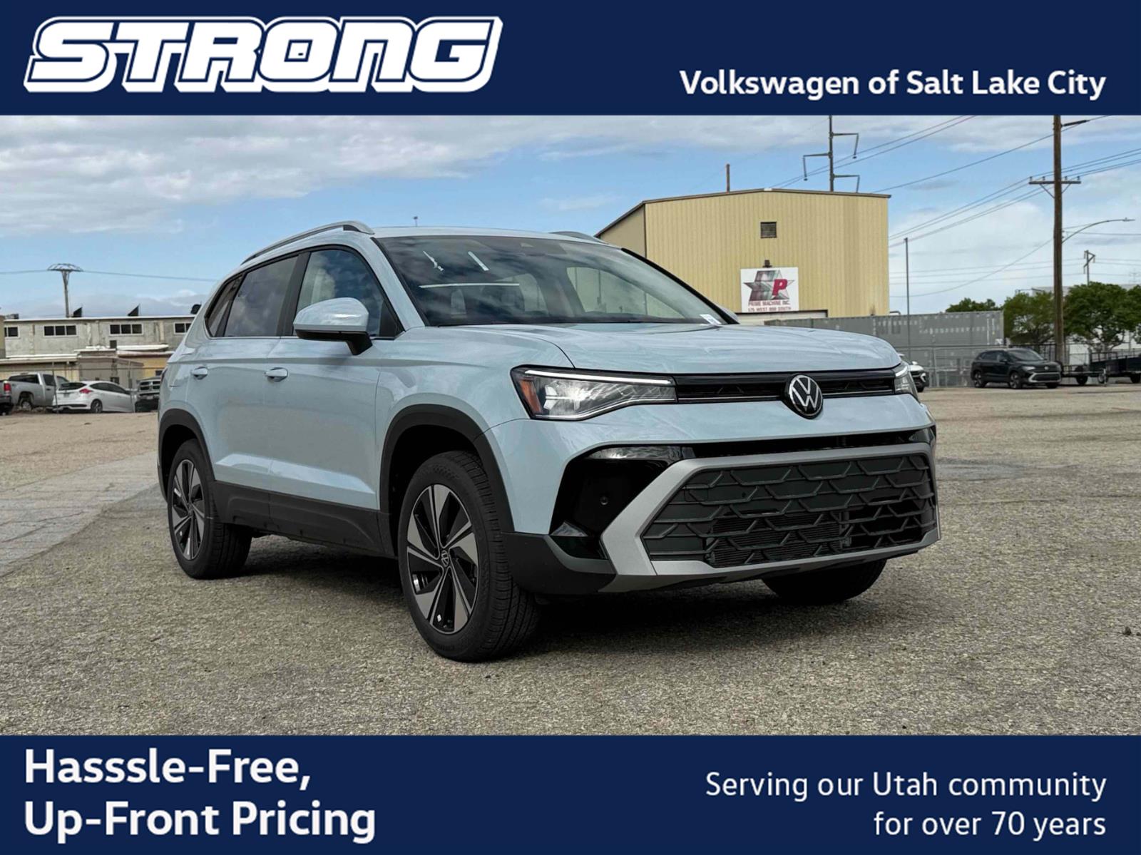 Monument Gray 2026 Volkswagen Taos SUV / Crossover All-Wheel Drive Automatic