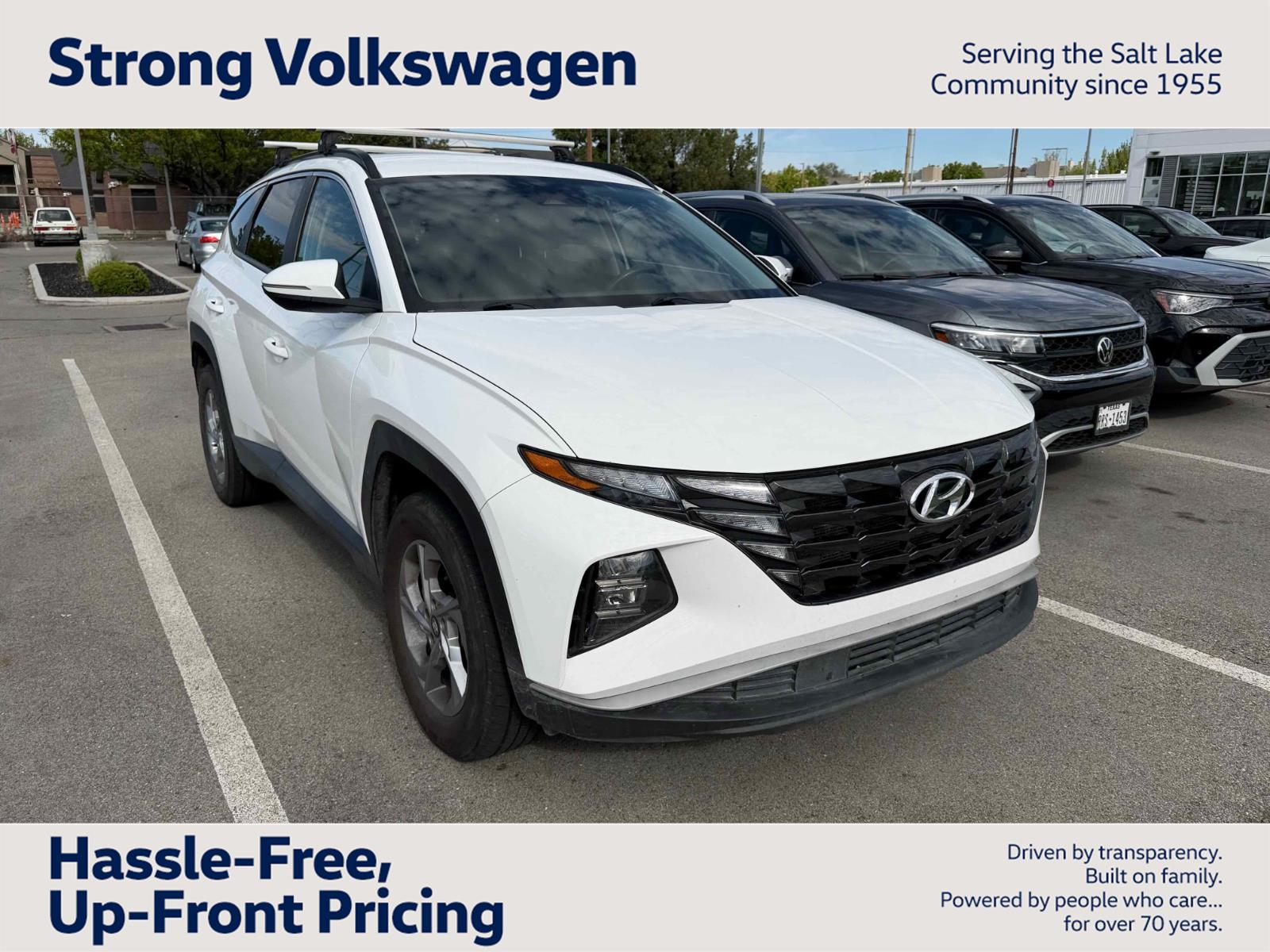 Serenity White Pearl 2023 Hyundai Tucson SEL AWD SUV / Crossover All-Wheel Drive Automatic