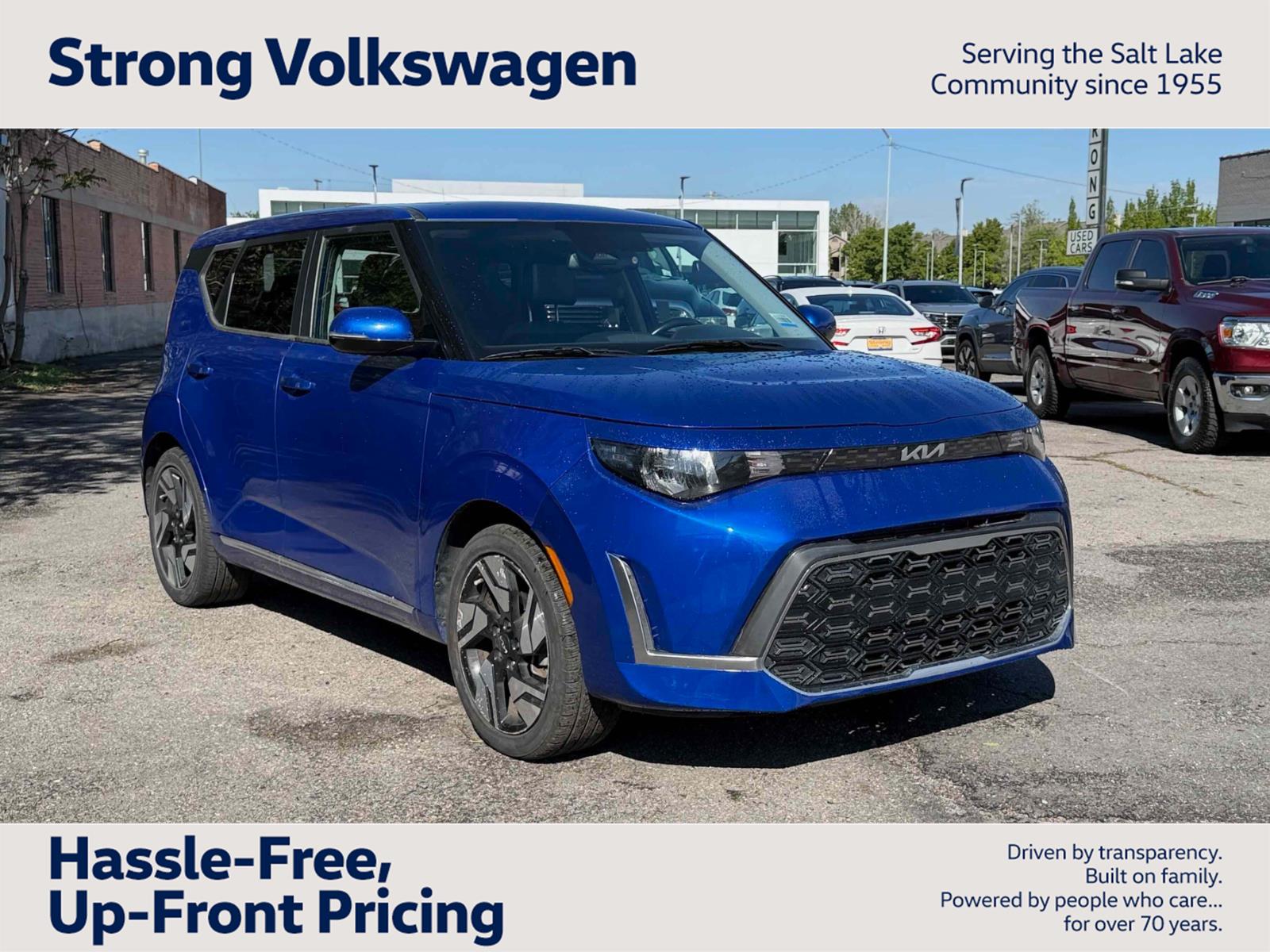 Neptune Blue 2023 Kia Soul GT-Line FWD SUV / Crossover Front-Wheel Drive Continuously Variable Transmission