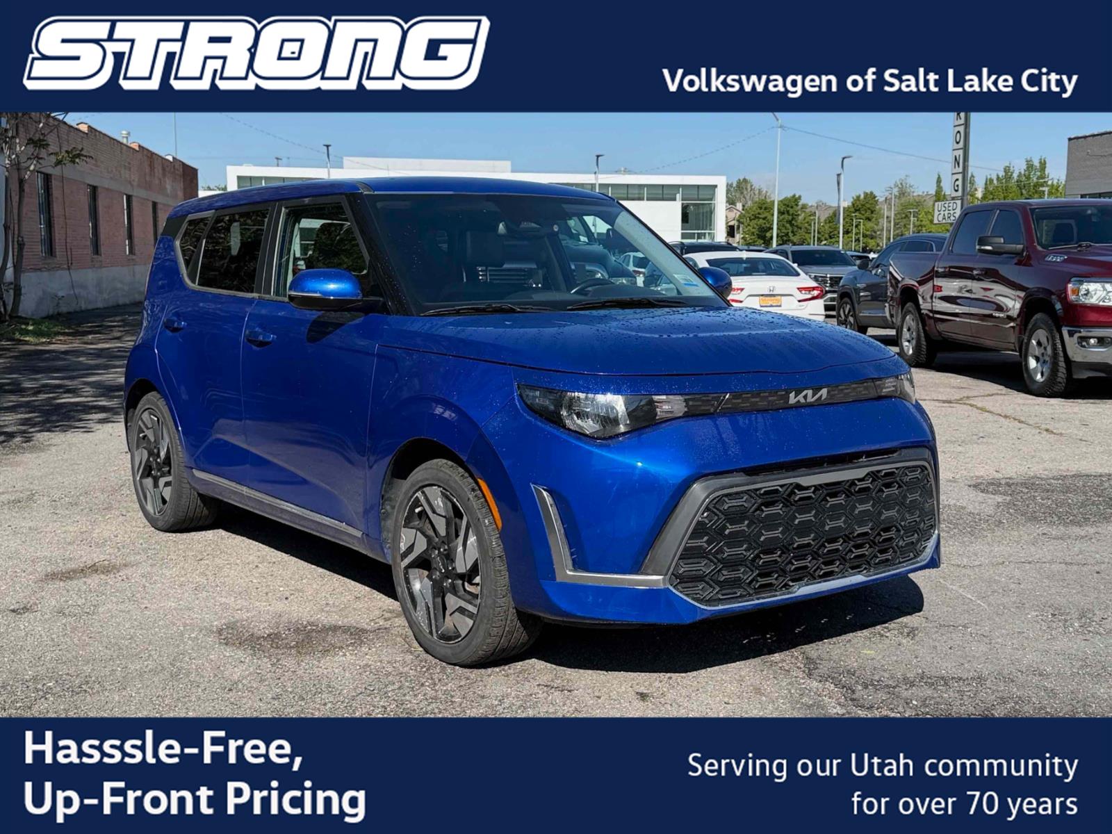Neptune Blue 2023 Kia Soul SUV / Crossover Front-Wheel Drive Continuously Variable Transmission