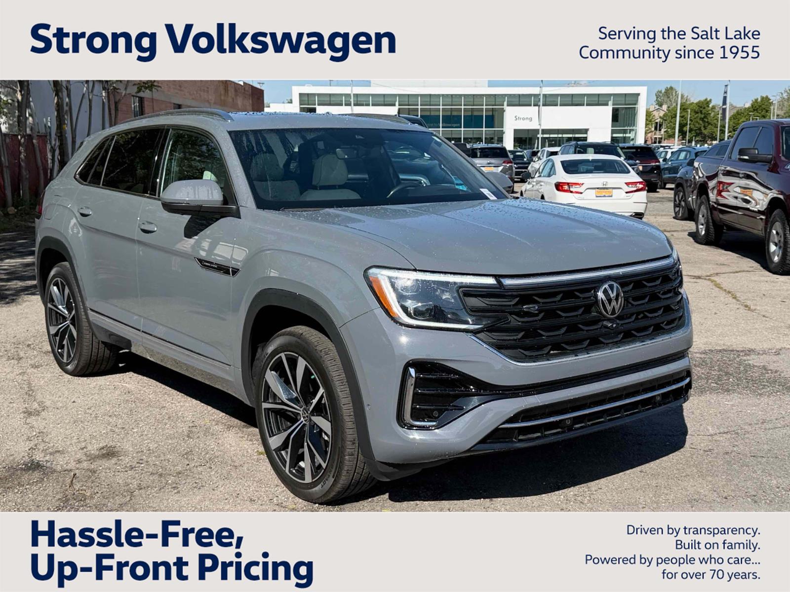 Deep Black Pearl 2025 Volkswagen Atlas Cross Sport SUV / Crossover All-Wheel Drive Automatic