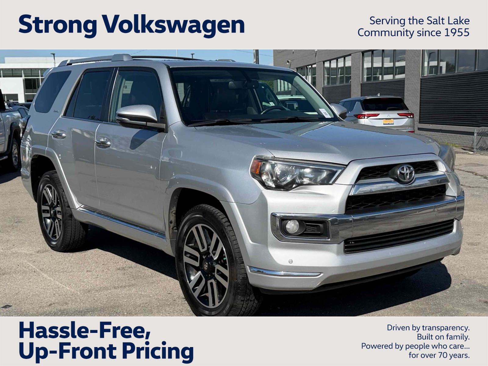 Classic Silver Metallic 2015 Toyota 4Runner Limited 4WD SUV / Crossover All-Wheel Drive 5-Speed Automatic