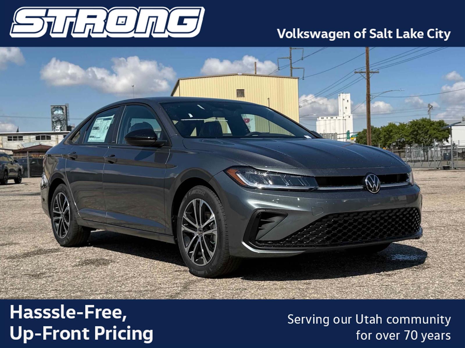 Platinum Gray Metallic 2026 Volkswagen Jetta Sedan Front-Wheel Drive Automatic