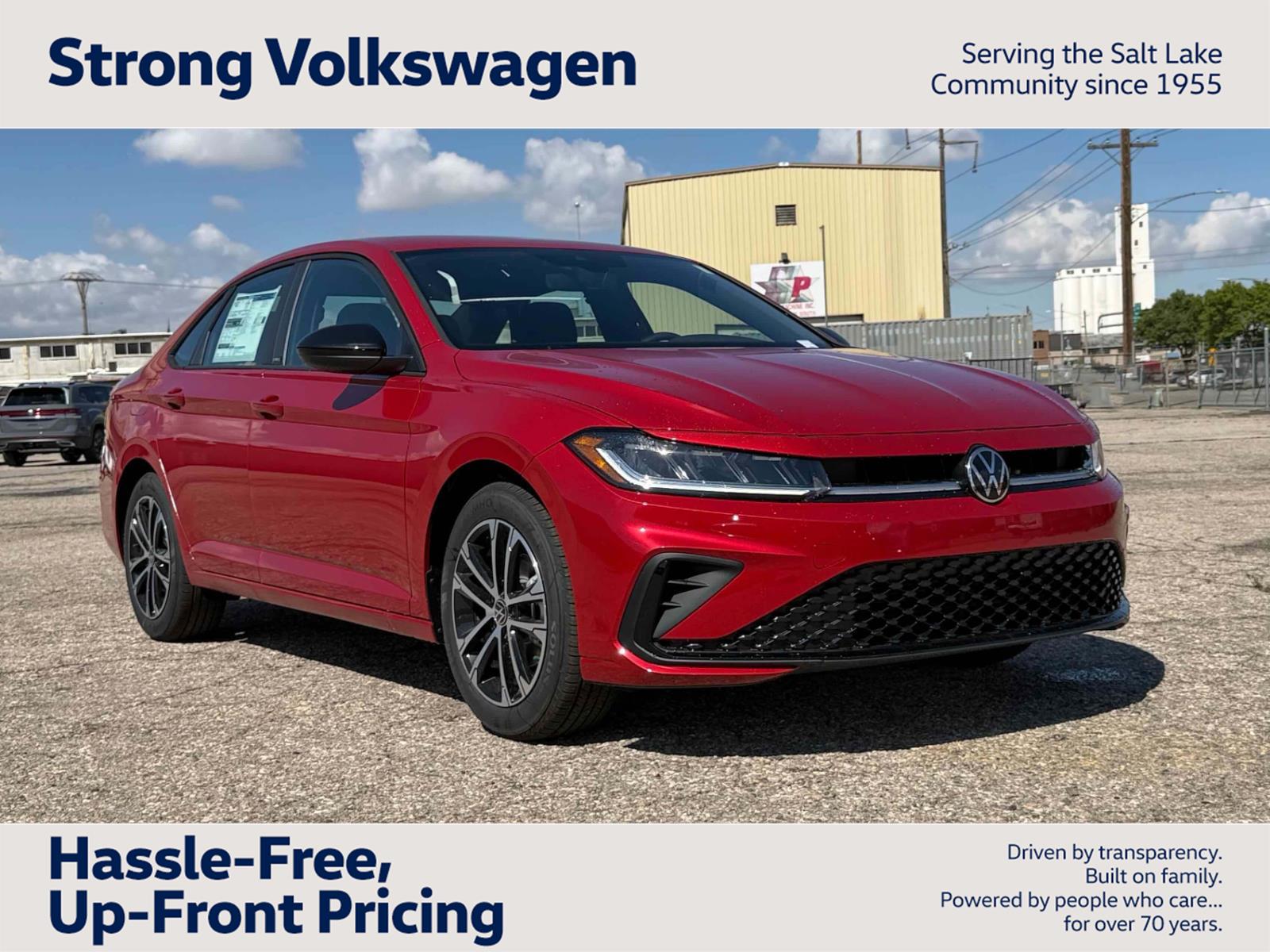 Kings Red Metallic 2026 Volkswagen Jetta Sport FWD Sedan Front-Wheel Drive Automatic