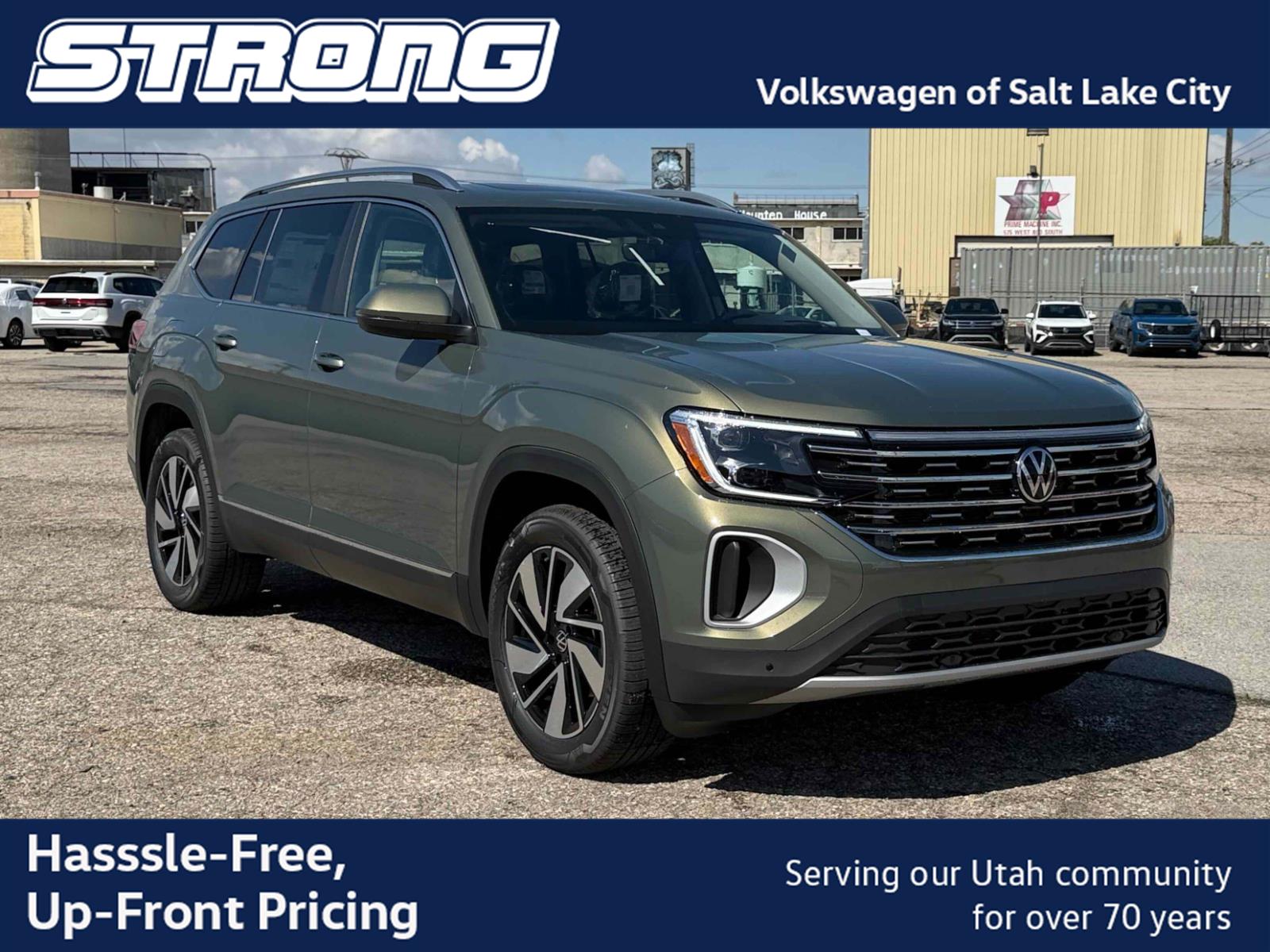 Avocado Green Pearl 2026 Volkswagen Atlas SUV / Crossover All-Wheel Drive Automatic