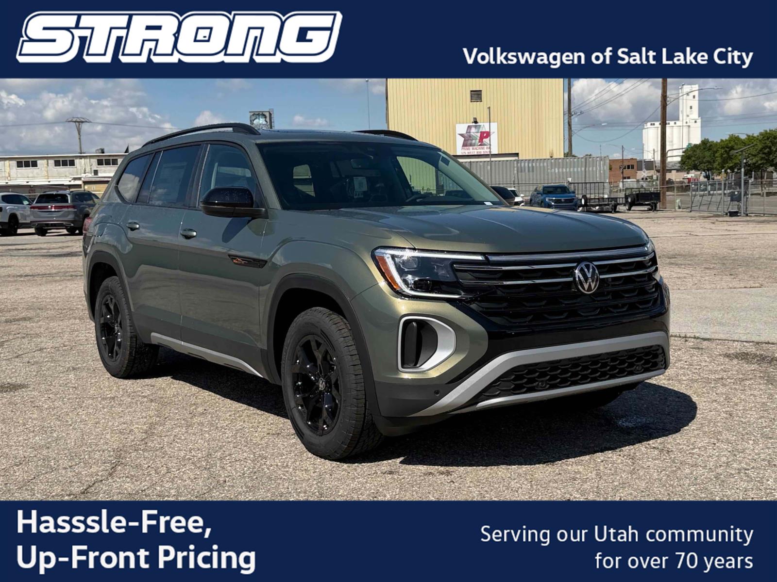 Avocado Green Pearl 2026 Volkswagen Atlas SUV / Crossover All-Wheel Drive Automatic