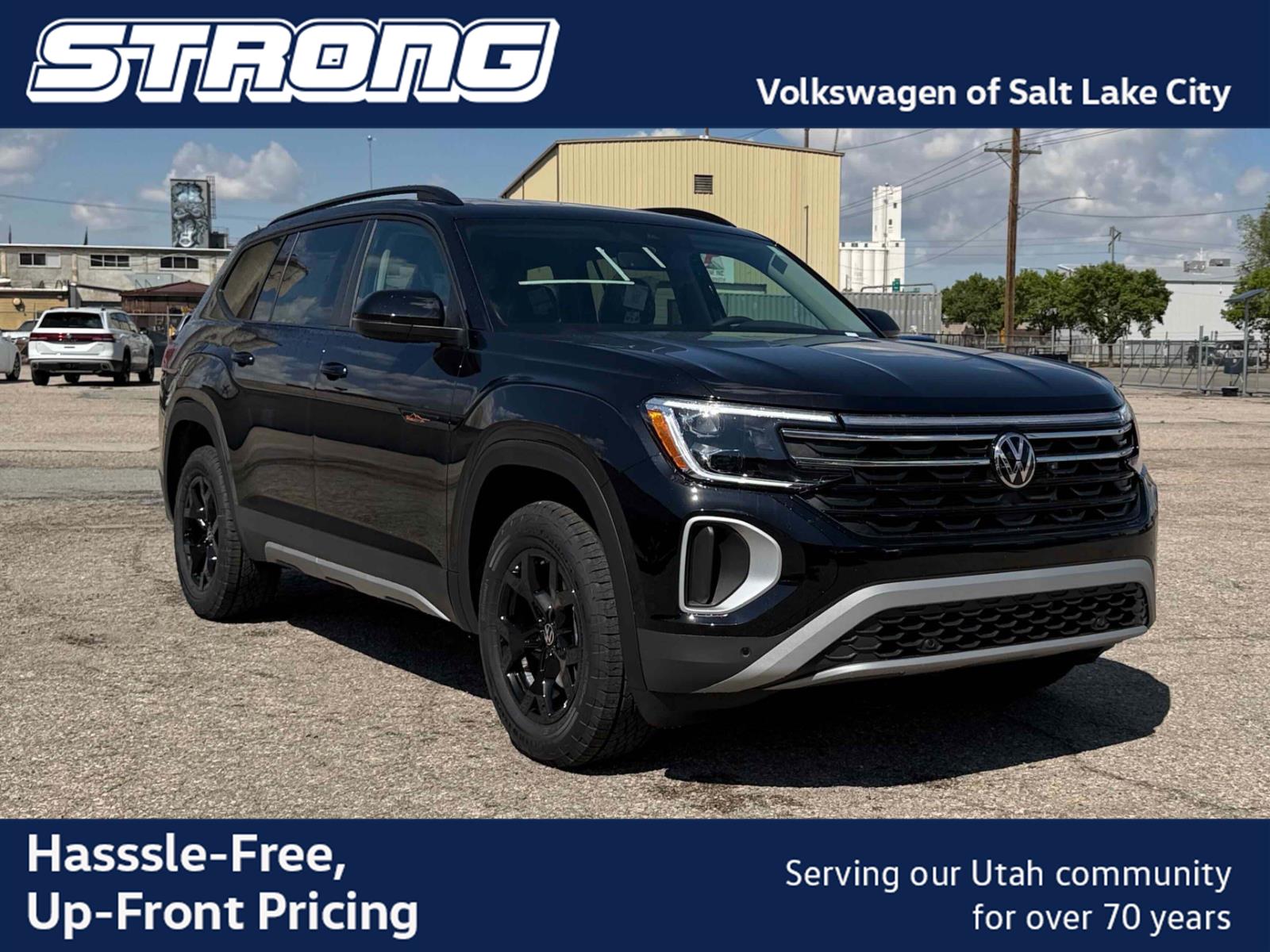 Deep Black Pearl 2026 Volkswagen Atlas SUV / Crossover All-Wheel Drive Automatic