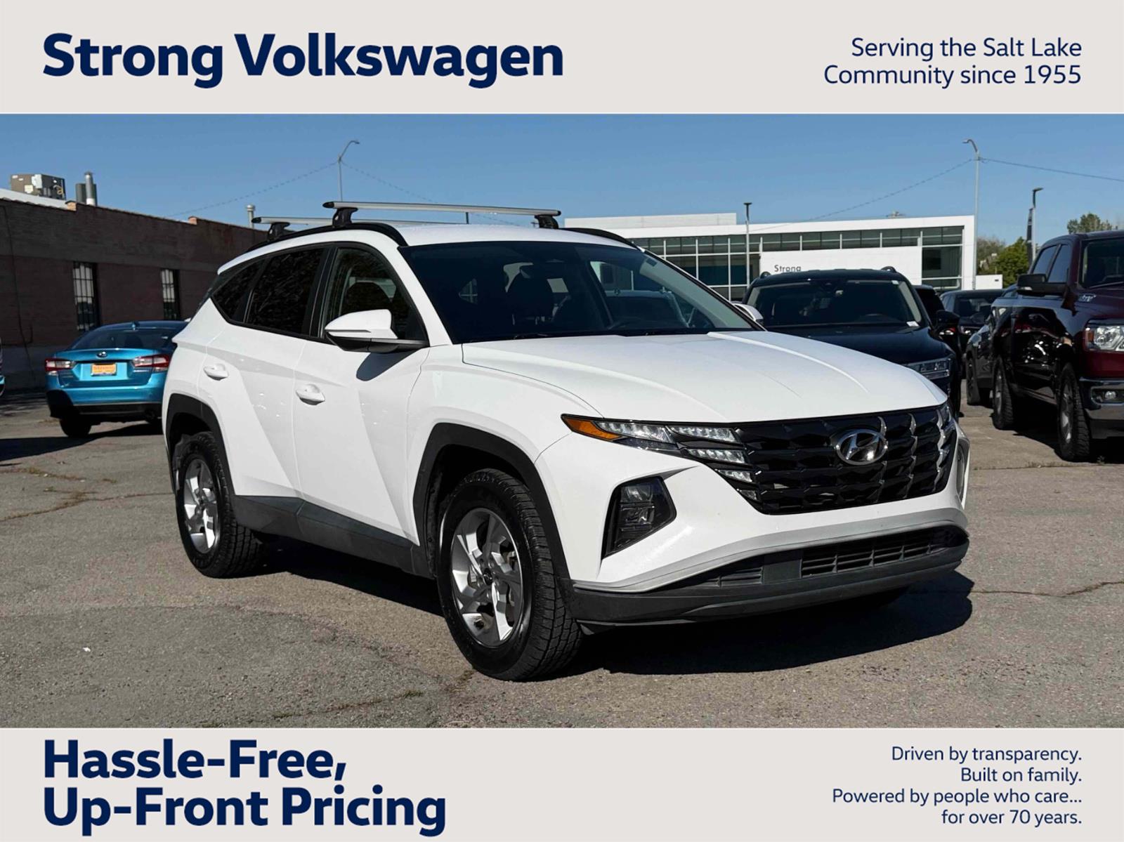 Serenity White Pearl 2023 Hyundai Tucson SEL AWD SUV / Crossover All-Wheel Drive Automatic